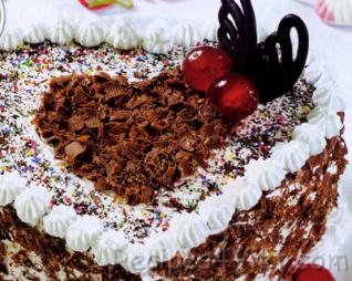 banh chocolate cherry banh chocolate cherry