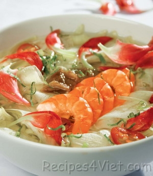 canh-chua-tom-hoa-so-dua