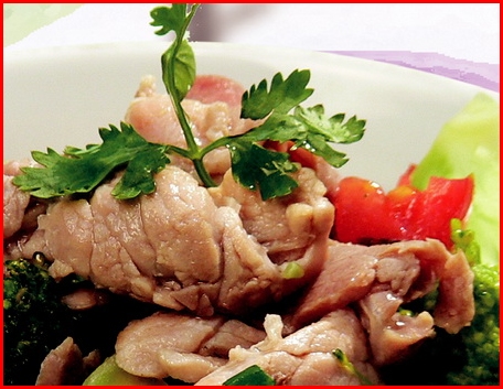 bong cai xanh xao thit heo ca chua bong cai xanh xao thit heo ca chua