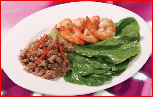 cai thia xao tom tuoi thit bam cai thia xao tom tuoi thit bam