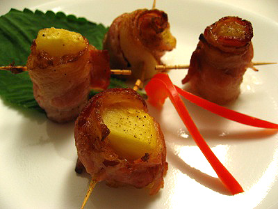 thit cuon dua nuong thit cuon dua nuong