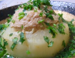 cu cai trang nhoi thit