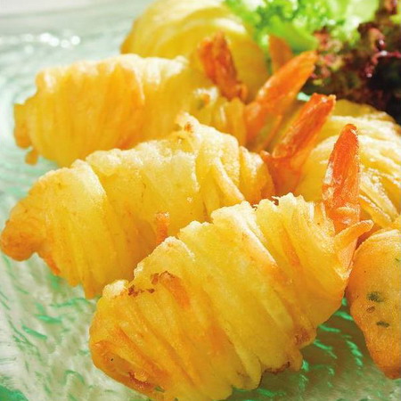 tom cuon khoai tom cuon khoai