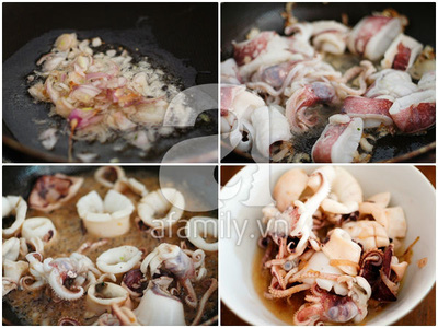 Mực xào dứa chua ngọt ngon cơm 7 Mực xào dứa chua ngọt ngon cơm 7