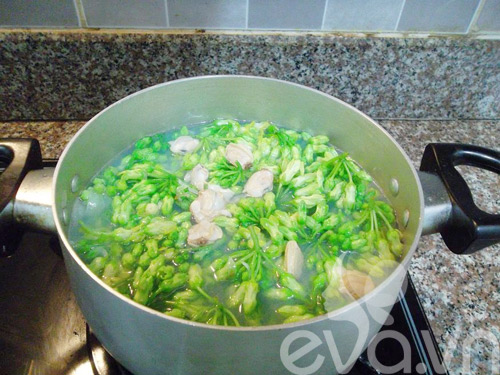 Ngọt mát canh ngao nấu thiên lý - 5