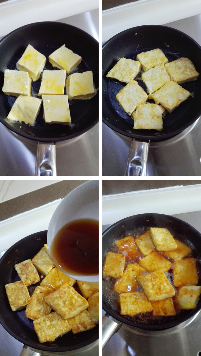 Công thức đậu phụ om trứng siêu độc đáo