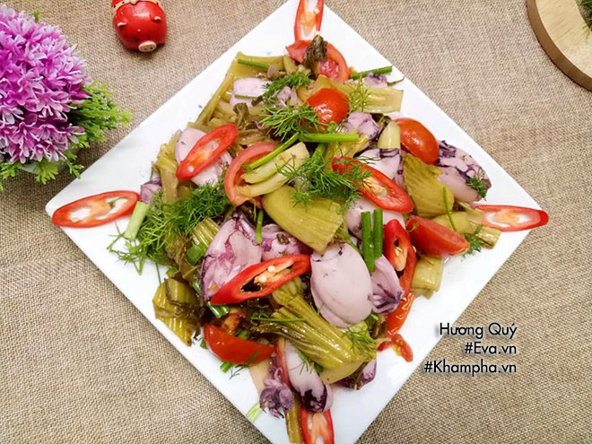 Mực xào dưa chua lạ miệng, đổi món ăn tươi dịp cuối tuần - 7