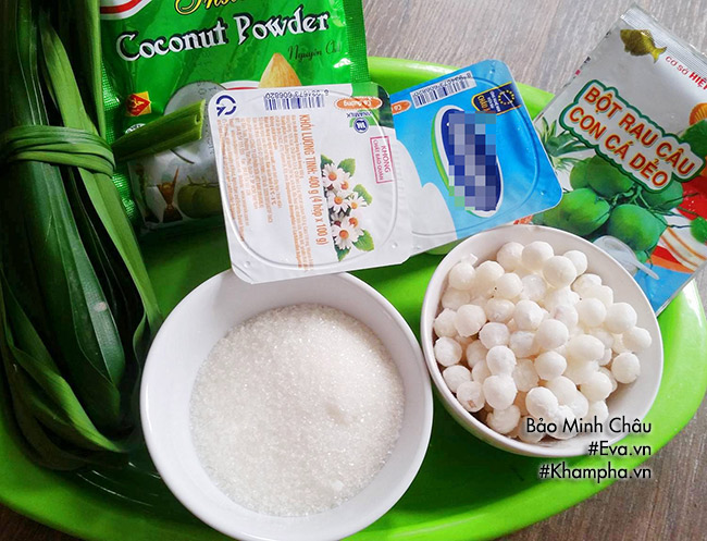 Hướng dẫn cách làm sữa chua thạch lá nếp, ăn một lần là mê - 1