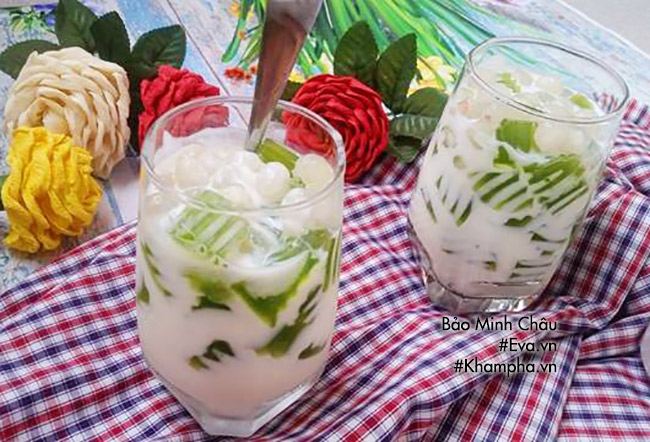 Hướng dẫn cách làm sữa chua thạch lá nếp, ăn một lần là mê - 11