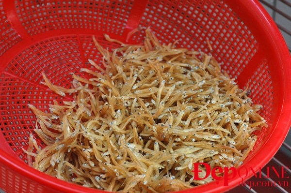 cá cơm kho mắm, cá chiên nước mắm, chế biến cá khô