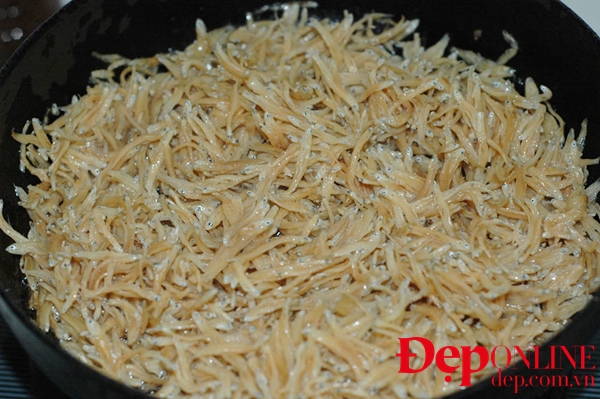 cá cơm kho mắm, cá chiên nước mắm, chế biến cá khô