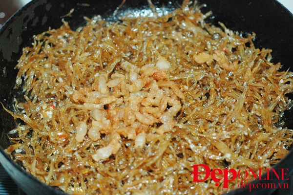 cá cơm kho mắm, cá chiên nước mắm, chế biến cá khô