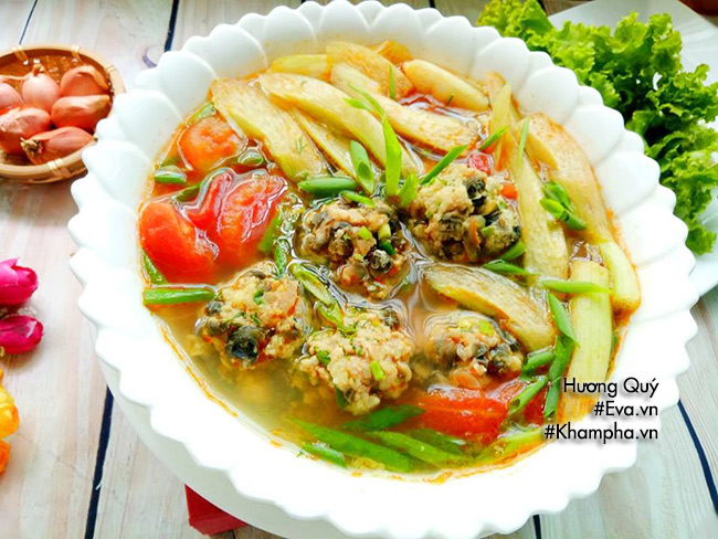 Canh ốc nấu chua thơm ngon đưa cơm ngày nắng nóng - 7
