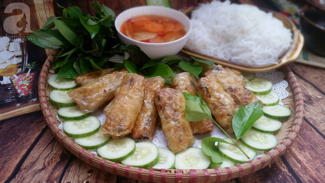 Món ngon cuối tuần: Bún nem - Ảnh 7. Món ngon cuối tuần: Bún nem - Ảnh 7.