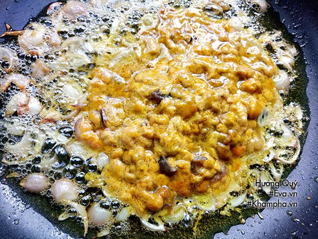 Bún riêu cua sườn sụn nóng hổi vừa ăn vừa thổi - 8