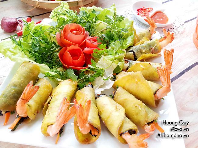 Tôm cuộn khoai lang chiên ngòn thơm nóng bỏng lưỡi - 10