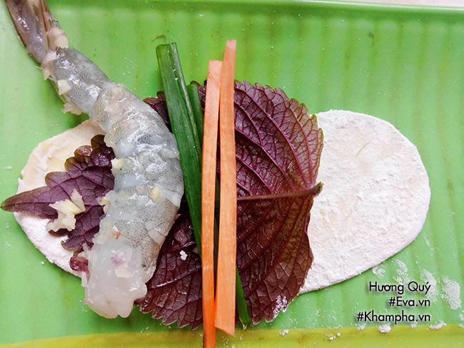 Tôm cuộn khoai lang chiên ngòn thơm nóng bỏng lưỡi - 5