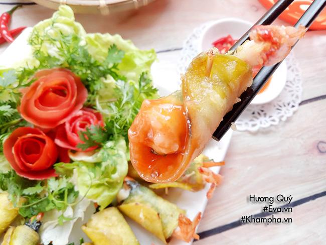 Tôm cuộn khoai lang chiên ngòn thơm nóng bỏng lưỡi - 9
