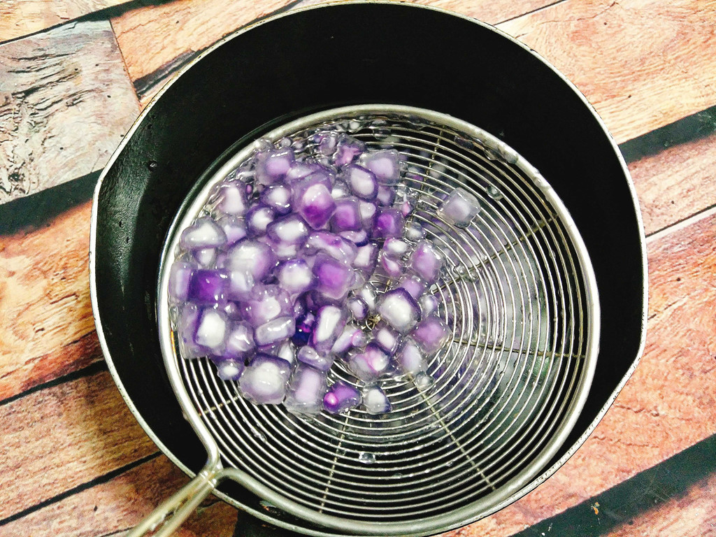 Cách làm trân châu hạt lựu hình ảnh 7 Cach lam tran chau hat luu hinh anh 7